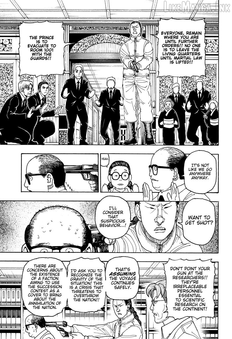 Hunter x Hunter, Chapter 415 image 14